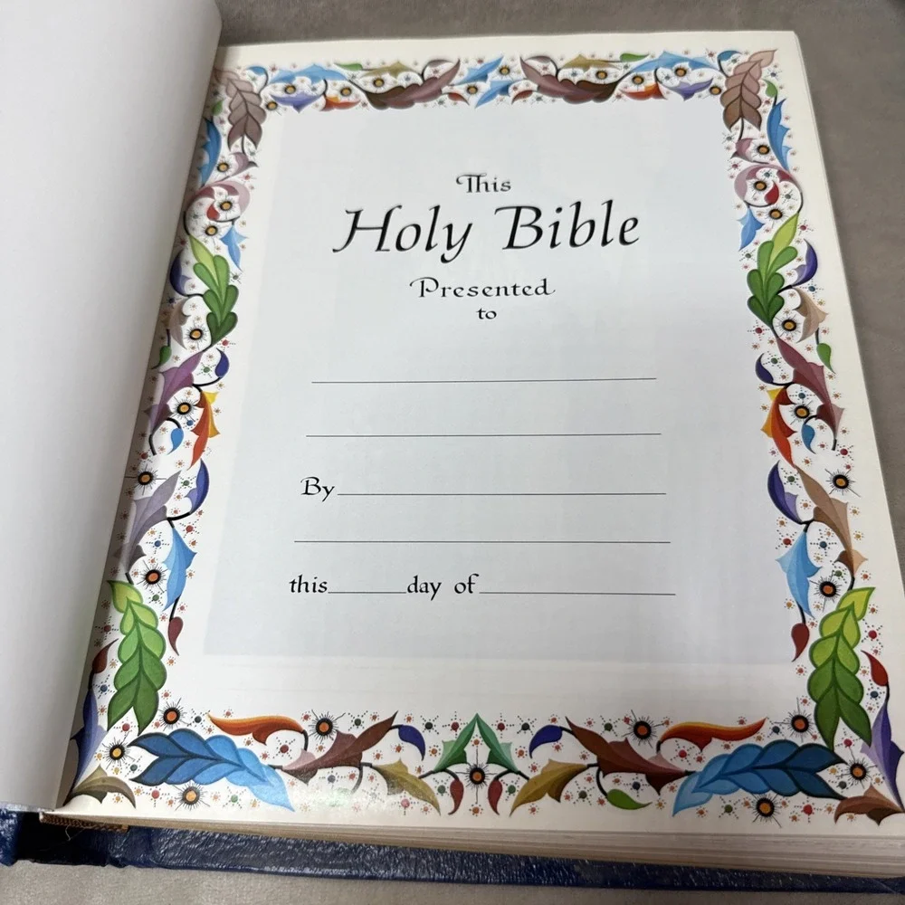 Holy Bible Master Reference Edition‎ 1988 Heirloom Publishers KJV Masonic-Blue